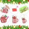 15 Pcs Hot Cocoa Diamond Art Ornaments Kits – DIY Diamond Painting Keychains, Holiday Hanging Ornaments for Adults, Crafts & Gifts